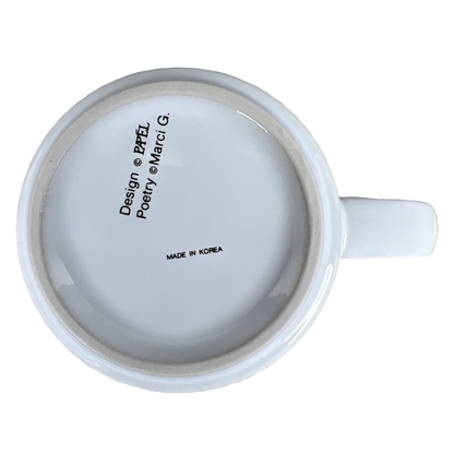 VIRGINIA Poetry Name Purple Interior Mug Papel