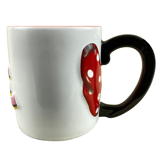 Minnie Mouse Letter "M" Handle Embossed Mug Jerry Leigh
