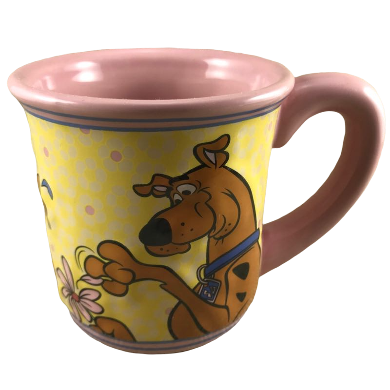 Scooby Doo Holding A Flower Embossed Mug Houston Harvest