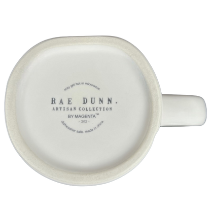 Rae Dunn Artisan Collection SURVIVOR Mug Cream Interior Magenta