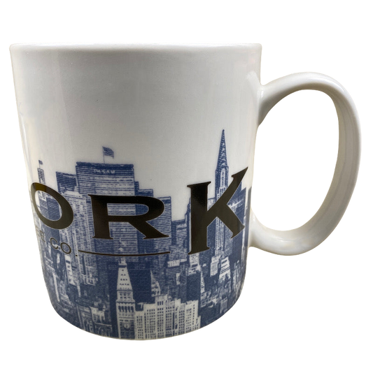 Skyline Series Barista Series One New York Mug 2002 Starbucks