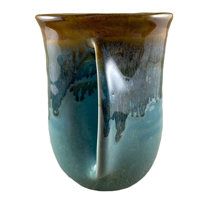 Hand Warmer Pottery Mug Neher Ocean Tide Right Hand Clay In Motion