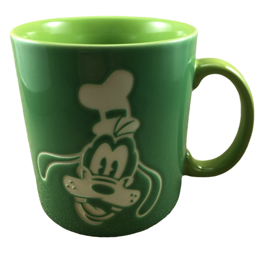 Goofy Oversized Etched Green Mug Disney Store