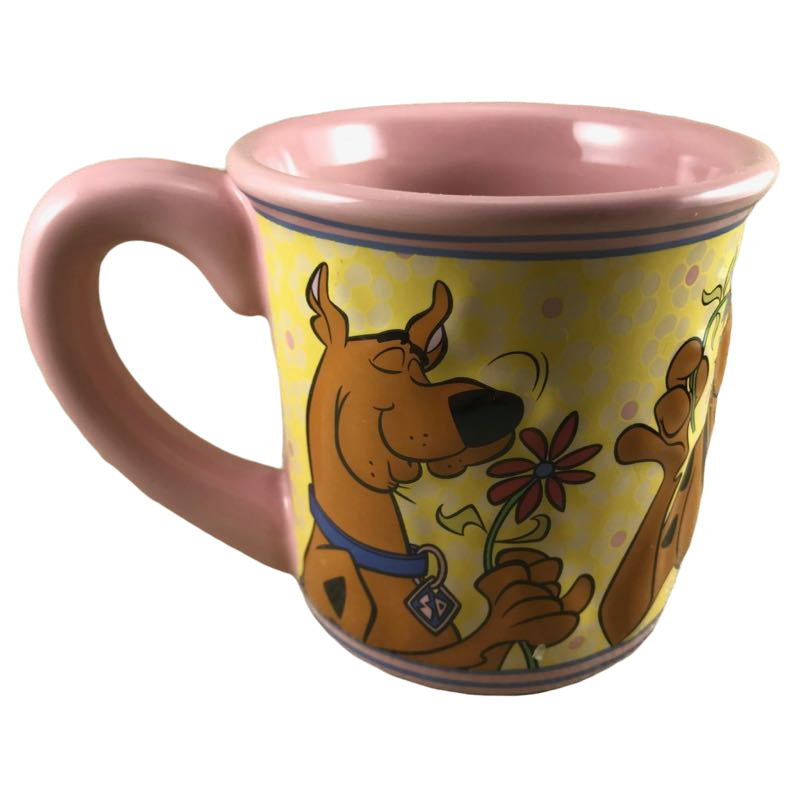 Scooby Doo Holding A Flower Embossed Mug Houston Harvest