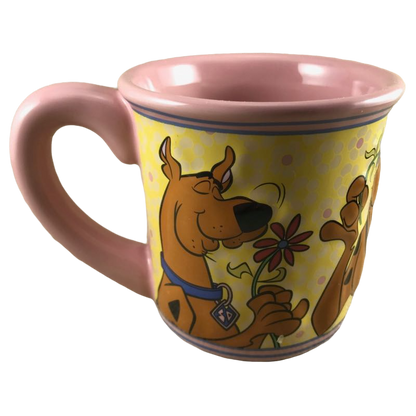 Scooby Doo Holding A Flower Embossed Mug Houston Harvest