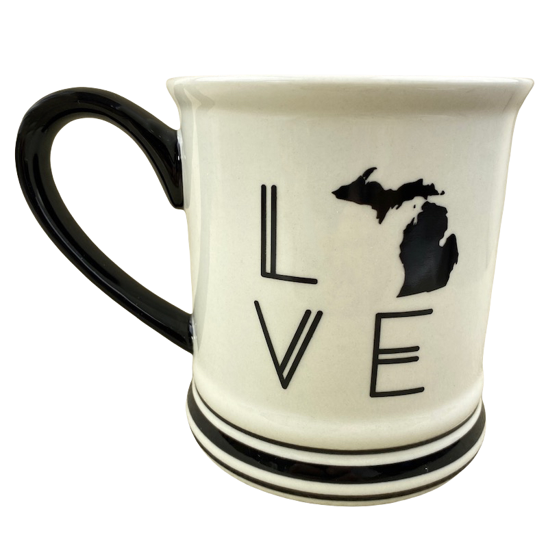 Love Michigan Map Mug Formation Brands