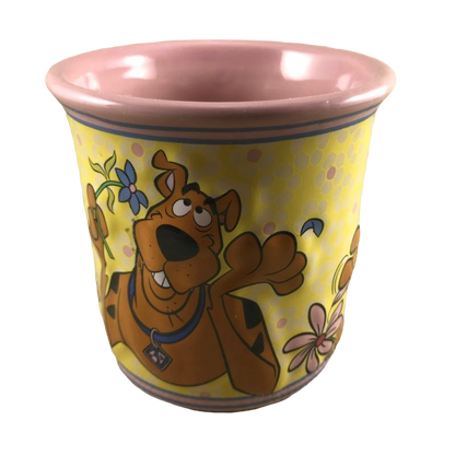 Scooby Doo Holding A Flower Embossed Mug Houston Harvest