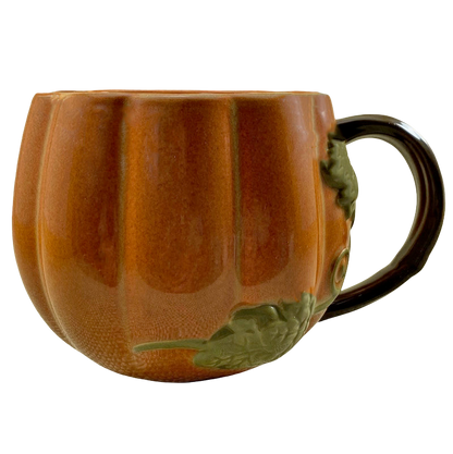 Pumpkin With Green Vine Handle Mug Starbucks