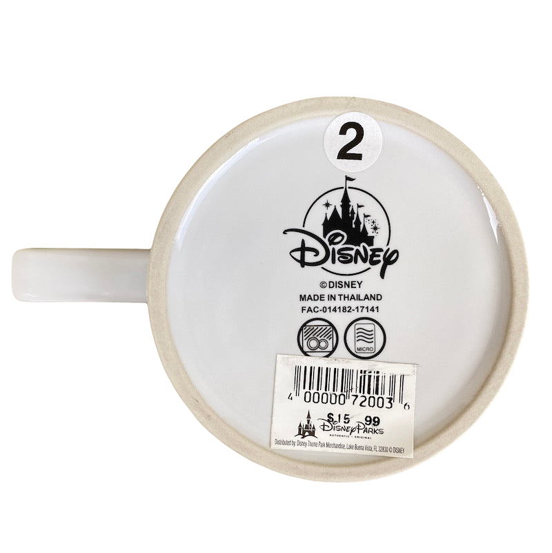 Mickey Mouse Blue & Green Chevron Mug Disney Parks