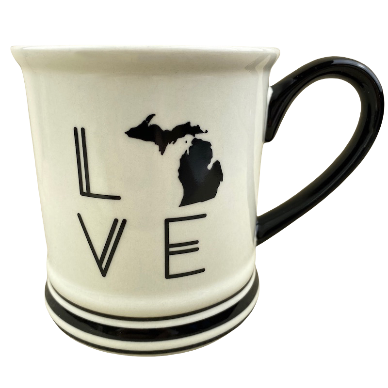 Love Michigan Map Mug Formation Brands