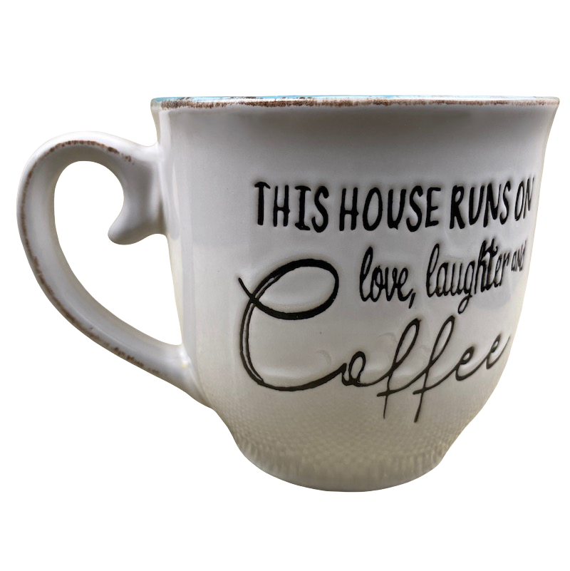 This House Runs On Love Laughter And Coffee Wax Warmer Mug Scentsy