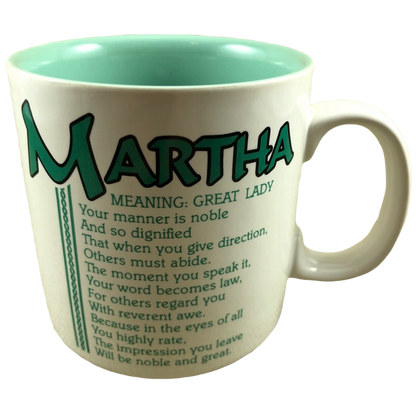 MARTHA Poetry Name Mug Papel