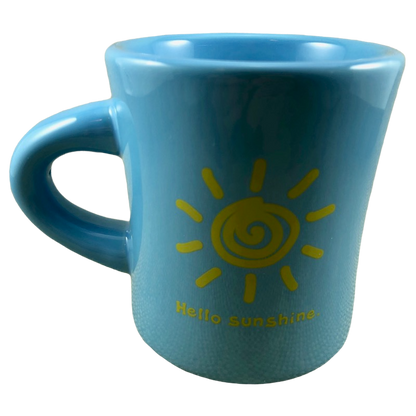 Life Is Good Hello Sunshine Blue Mug