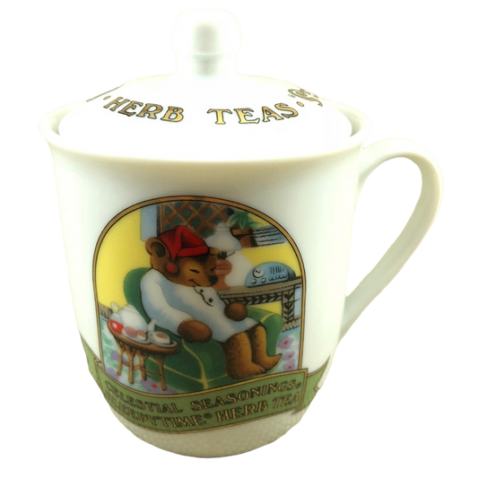 Sleepytime Herb Tea With Lid Mug Celestial Seasonings