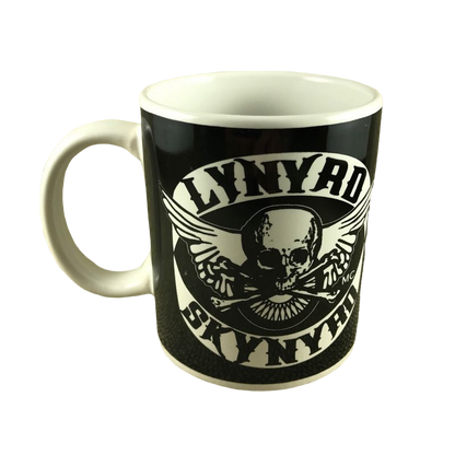 Rock Off Lynyrd Skynyrd Skull And Crossbones Mug
