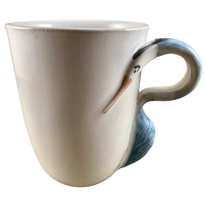 Crane Bird Handle Mug