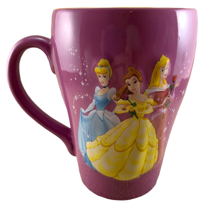 Belle Cinderella Aurora Let The Enchantment Begin Embossed Mug Disney Monogram International