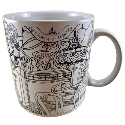 Serendipity 3 Restaurant General Store Black And White By Chance Or Sagacity Art Of Finding The Unusual Mug