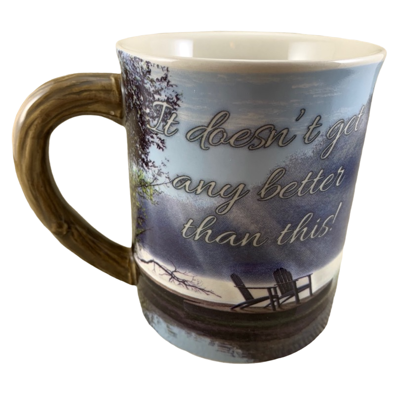 A Place To Ponder Anthony J. Padgett It Doesn't Get Any Better Than This Embossed Mug Wild Wings