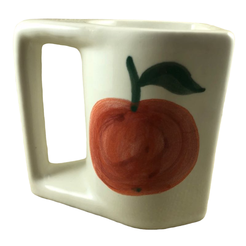 Rodolfo Padilla Grapes Orange Apple Pottery Mug Padilla Stoneware