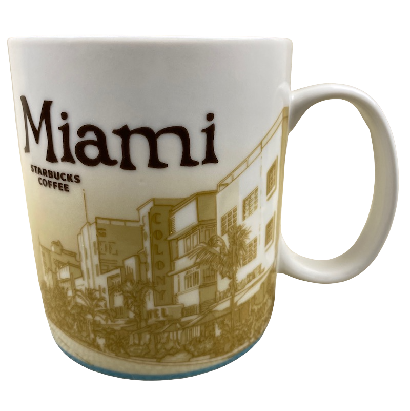 Global Icon Collector Series Miami 16oz Mug 2009 Starbucks