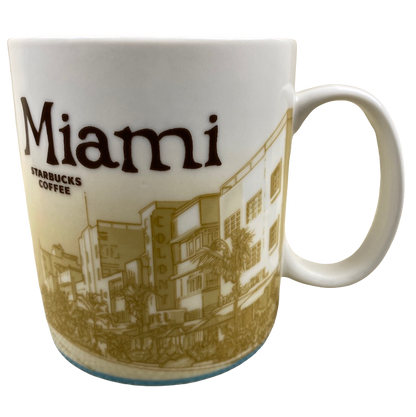 Global Icon Collector Series Miami 16oz Mug 2009 Starbucks