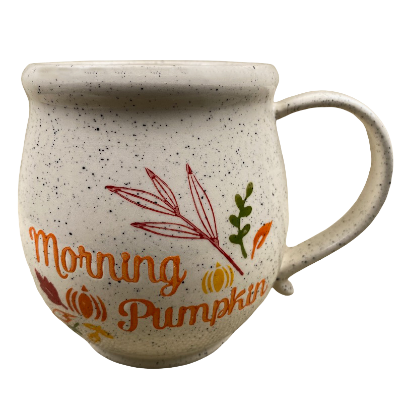 Morning Pumpkin Etched Mug Tag