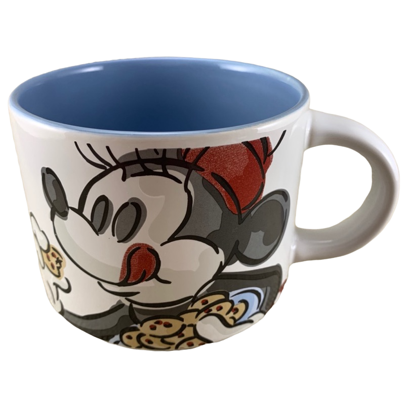 Mickey Mouse Goofy Donald Duck Eating Stackable 4 Piece Mug Set