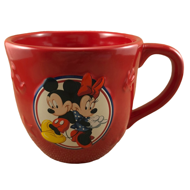 Mickey And Minnie Mouse Embossed Mug Disney Hallmark