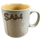 SAM Poetry Name Mug Peach Interior Papel