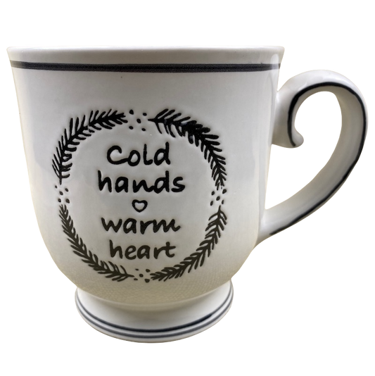 Cold Hands Warm Heart Oversized Pedestal Mug Spectrum Designz