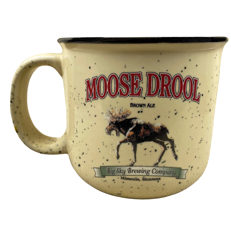 Moose Drool Brown Ale Big Sky Brewing Company Missoula Montana Speckled Mug M Ware