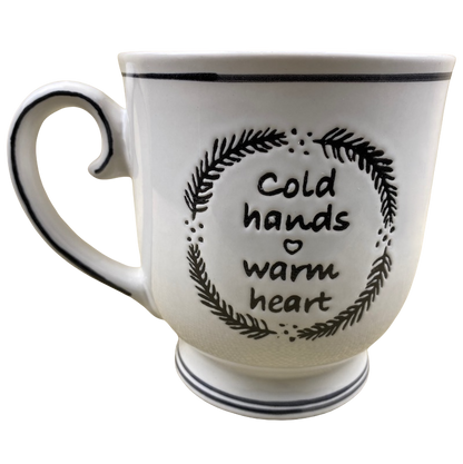 Cold Hands Warm Heart Oversized Pedestal Mug Spectrum Designz