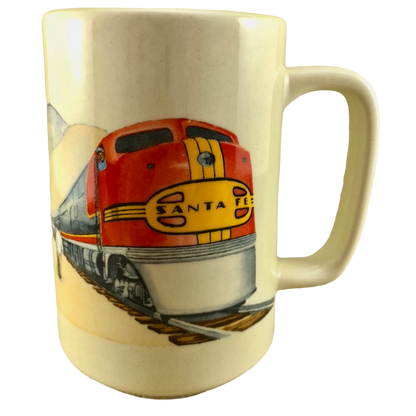 Santa Fe The Chief El Diesel 1937 Charles Ketcham Train Large Mug Otagiri