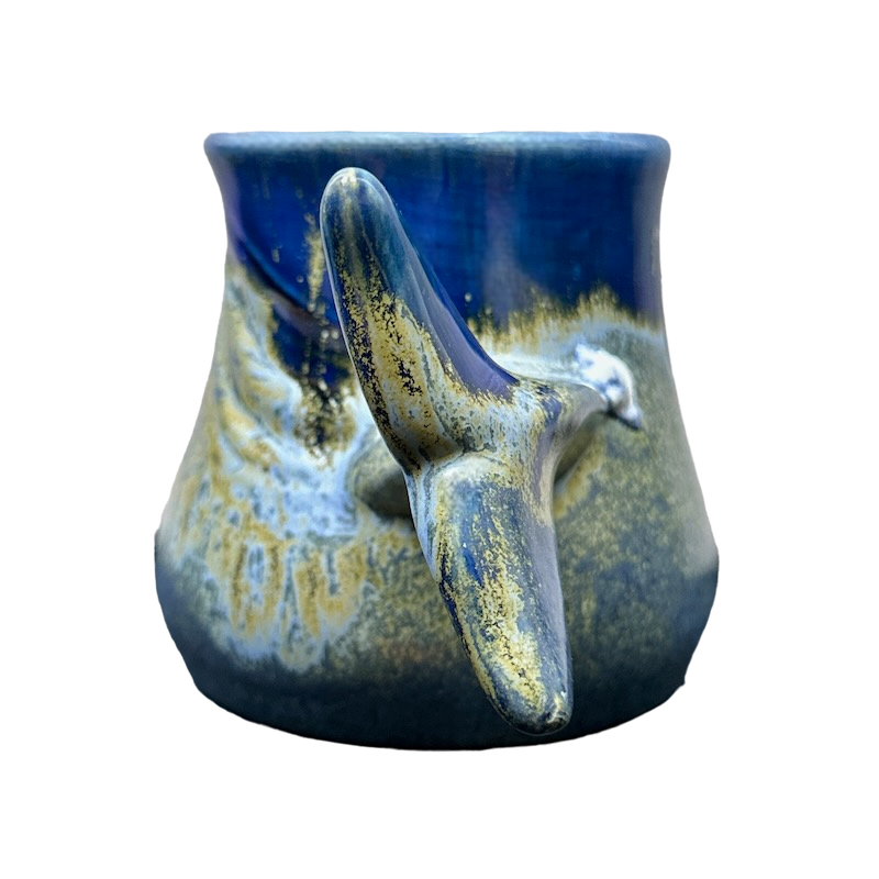Doug Wylie Whale Tail Inside And Whale Tail Handle Mug