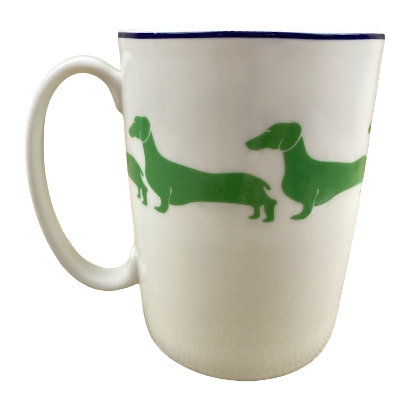 Kate Spade Wickford Dachshund Mug Lenox NEW