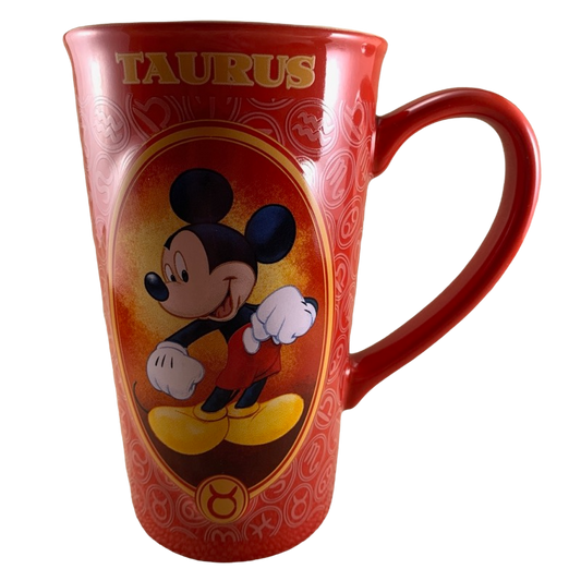 Mickey Mouse Astrology Zodiac Taurus Tall Mug Disney Store