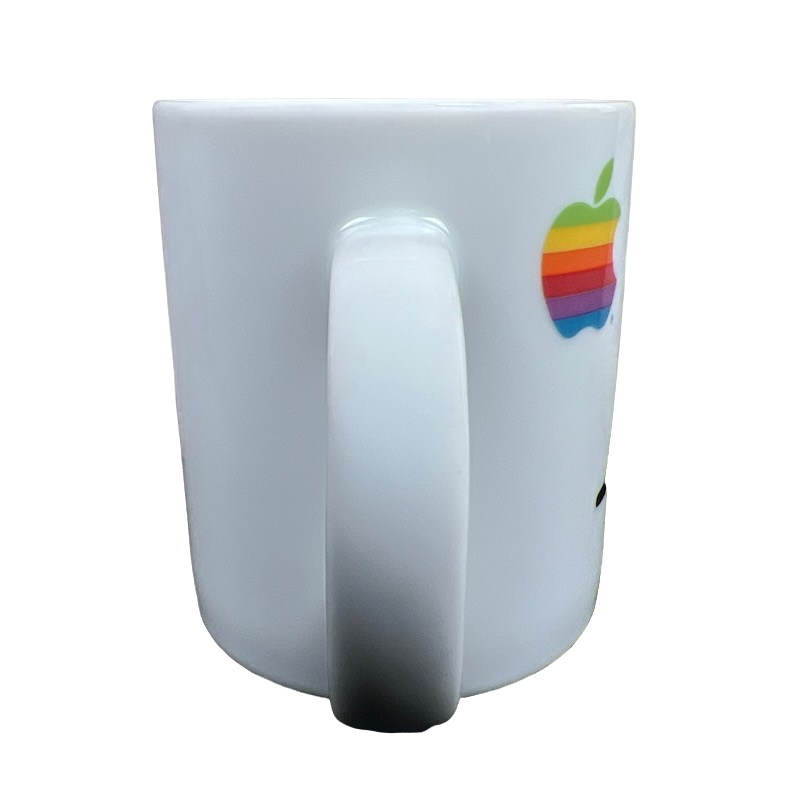 Apple Computer Macintosh Vintage Rainbow Logo Mug – Mug Barista Apple Computer Macintosh Vintage Rainbow Logo Mug – Mug Barista