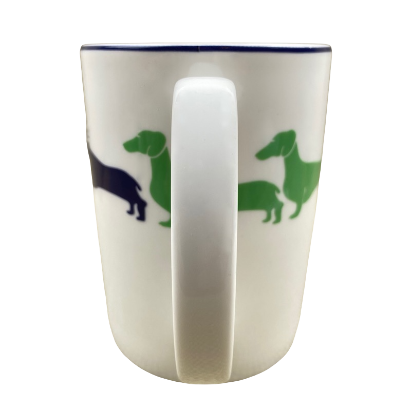 Kate Spade Wickford Dachshund Mug Lenox NEW