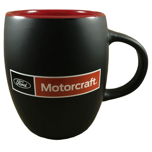 Ford Motorcraft Black Mug Red Interior