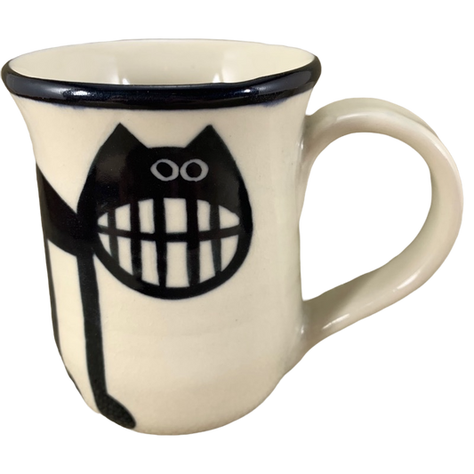 Karen Donleavy KD Cat Smiling Mug