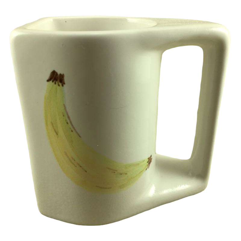 Rodolfo Padilla Banana Apple Mango Pottery Mug Padilla Stoneware