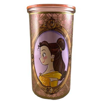 Beauty And The Beast Art Of Belle Collection Glass Tumbler Disney