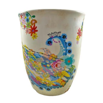Don't Forget To Be Awesome Maria Ferrell Peacock And Flowers Mug