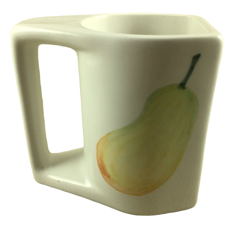 Rodolfo Padilla Banana Apple Mango Pottery Mug Padilla Stoneware