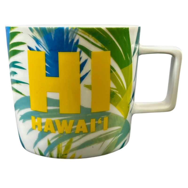 Hawaii Collection HI Hawaii Palm Leaves 14oz Mug 2018 Starbucks