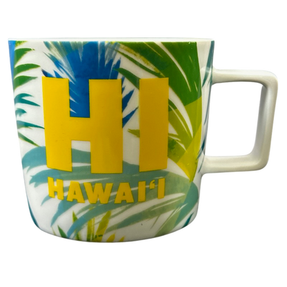 Hawaii Collection HI Hawaii Palm Leaves 14oz Mug 2018 Starbucks