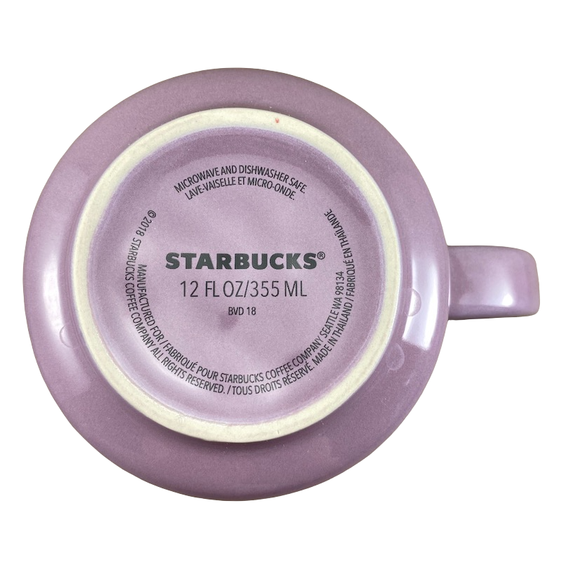 Red Hearts Purple 12oz Mug 2018 Starbucks