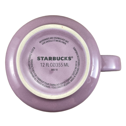 Red Hearts Purple 12oz Mug 2018 Starbucks
