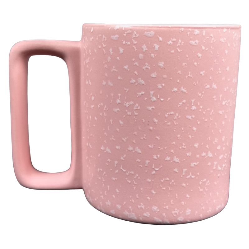 Valentine Series Pink With White Speckles Textured 12oz Mug 2019 Starbucks